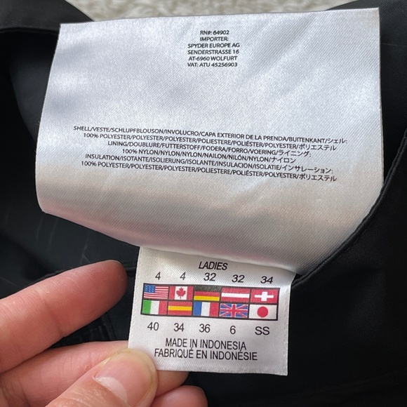 Spyder Ski Pants Women's Size 4 Black Skiing Snowboard Outdoor Winter - Picture 11 of 16